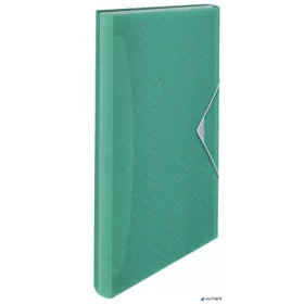   Harmonikamappa, A4, PP, 6 rekeszes, ESSELTE 'Colour'Breeze', zöld