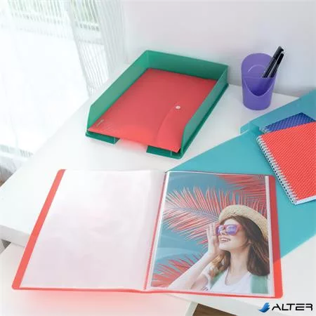 Irattálca, műanyag, ESSELTE "Colour'Breeze", zöld