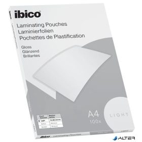  Meleglamináló fólia, 80 mikron, A4, fényes, IBICO "Light"