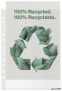 Genotherm, lefűzhető, A4, 70 mikron, narancsos felület, ESSELTE "Recycled"