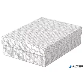   Tároló- és ajándékdoboz, ESSELTE "Home", fehér