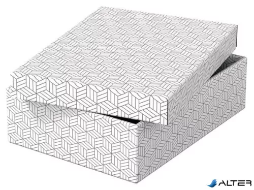 Tároló- és ajándékdoboz, ESSELTE "Home", fehér