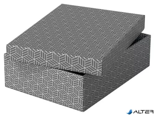 Tároló- és ajándékdoboz, ESSELTE "Home", szürke