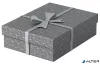 Tároló- és ajándékdoboz, ESSELTE "Home", szürke