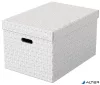 Tárolódoboz, L méret, ESSELTE "Home", fehér