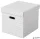 Tárolódoboz, kocka alakú, ESSELTE "Home", fehér