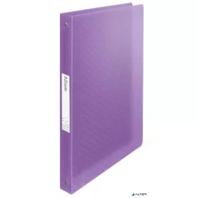   Gyűrűs könyv, 4 gyűrű, 25 mm, A4, PP, ESSELTE "Colour'Breeze", levendula