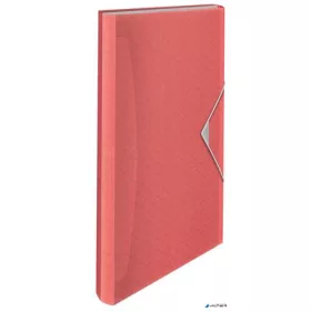   Harmonikamappa, A4, PP, 6 rekeszes, ESSELTE "Colour'Breeze", korall