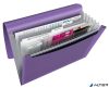 Harmonikamappa, A4, PP, 6 rekeszes, ESSELTE "Colour'Breeze", levendula