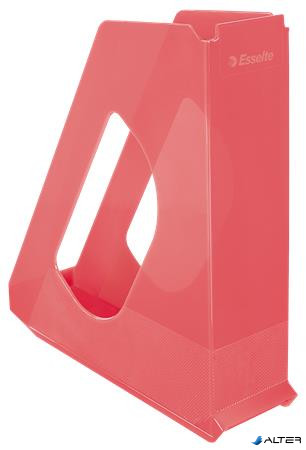 Iratpapucs, műanyag, 68 mm, ESSELTE "Colour'Breeze", korall