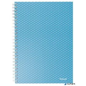   Spirálfüzet, A5, kockás, 80 lap, ESSELTE "Colour'Breeze", kék