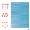 Spirálfüzet, A5, kockás, 80 lap, ESSELTE "Colour'Breeze", kék