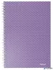 Spirálfüzet, A5, kockás, 80 lap, ESSELTE "Colour'Breeze", levendula