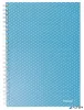 Spirálfüzet, A5, vonalas, 80 lap, ESSELTE "Colour'Breeze", kék
