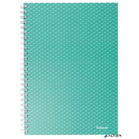   Spirálfüzet, A5, vonalas, 80 lap, ESSELTE "Colour'Breeze", zöld