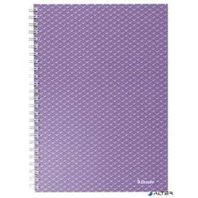   Spirálfüzet, A5, vonalas, 80 lap, ESSELTE "Colour'Breeze", levendula