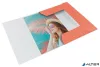 Gumis mappa, karton, A4, ESSELTE "Colour'Breeze", korall