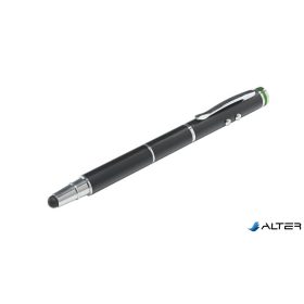   Érintőtoll, érintőképernyős készülékekhez, 4-az-1-ben, LEITZ "Stylus", fekete