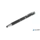 Érintőtoll, érintőképernyős készülékekhez, 4-az-1-ben, LEITZ "Stylus", fekete