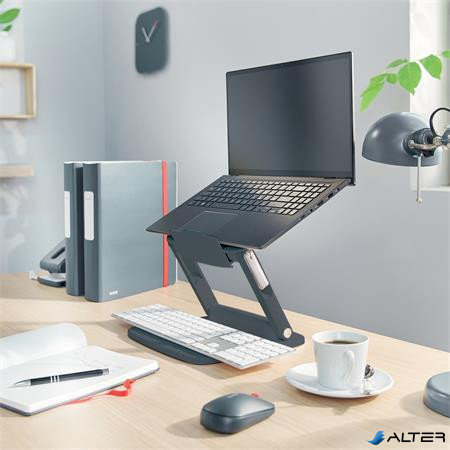 Laptop állvány, állítható, LEITZ "Ergo", szürke