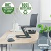 Laptop állvány, állítható, LEITZ "Ergo", szürke