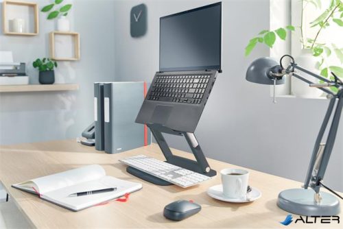 Laptop állvány, állítható, LEITZ "Ergo", szürke