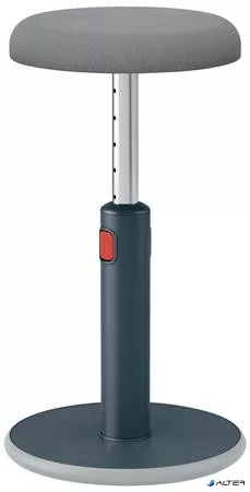 Ülő/álló szék, ergonomikus, LEITZ "Ergo Cosy Active", bársonyszürke