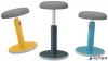 Ülő/álló szék, ergonomikus, LEITZ "Ergo Cosy Active", bársonyszürke