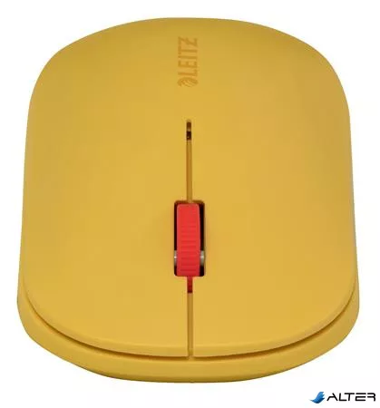 Egér, vezeték nélküli, Bluetooth, LEITZ "Cosy", melegsárga