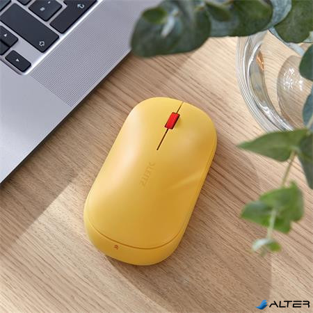 Egér, vezeték nélküli, Bluetooth, LEITZ "Cosy", melegsárga