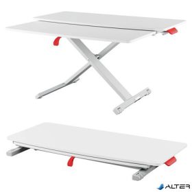   Ülő/álló munkaállomás, kihúzható billentyűzettartóval, LEITZ "Ergo Cosy"