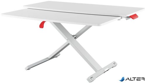 Ülő/álló munkaállomás, kihúzható billentyűzettartóval, LEITZ "Ergo Cosy"