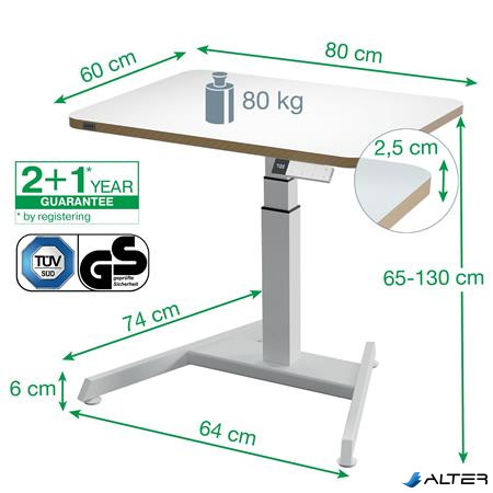 Ülő/álló munkaállomás, elektromos, LEITZ "Ergo"