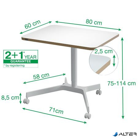 Ülő/álló asztal, LEITZ "Ergo"