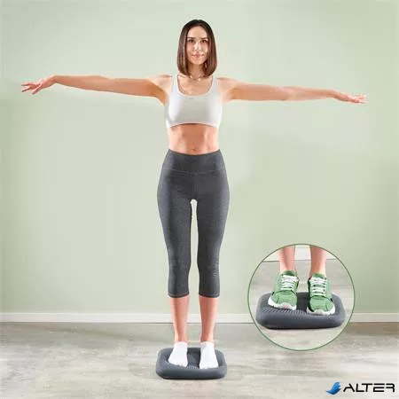 Ülőpárna, ergonómiai, LEITZ "Ergo", sötétszürke