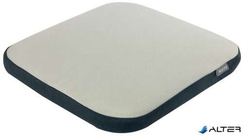 Ülőpárna, ergonómiai, szövetborítású, LEITZ "Ergo", világosszürke