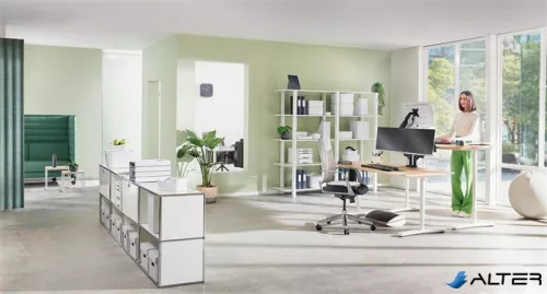 Ülőpárna, ergonómiai, szövetborítású, LEITZ "Ergo", világosszürke