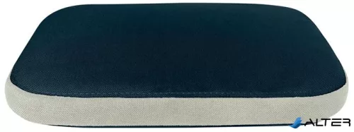 Ülőpárna, ergonómiai, szövetborítású, LEITZ "Ergo", sötétszürke