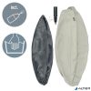 Ülőlabda, nehezékkel, 55cm, LEITZ "Ergo Active", világosszürke