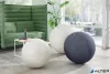 Ülőlabda, nehezékkel, 75cm, LEITZ "Ergo Active", világosszürke