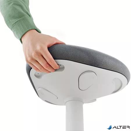 Ülőszék, billenő, ergonomikus, LEITZ "Ergo Active", világosszürke