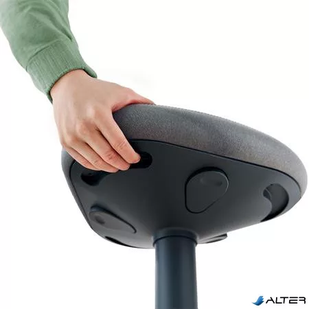 Ülőszék, billenő, ergonomikus, LEITZ "Ergo Active", sötétszürke