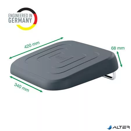 Lábtámasz, állítható, LEITZ "Ergo"