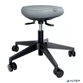   Munkaszék, görgős, ergonomikus, LEITZ "Ergo Comfort Active", világosszürke