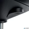 Munkaszék, görgős, ergonomikus, LEITZ "Ergo Comfort", sötétszürke