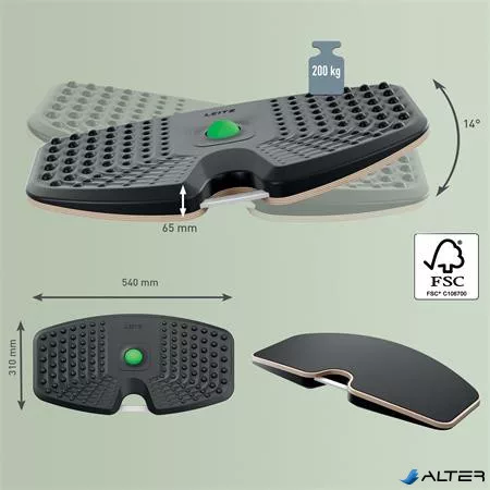 Egyensúlyozó deszka, ergonómiai, LEITZ "Ergo Active"