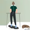 Egyensúlyozó deszka, ergonómiai, LEITZ "Ergo Active"