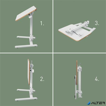 Ülő/álló laptop asztal, LEITZ "Ergo"