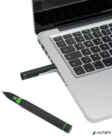 Prezentációs lézermutató, vezeték nélküli, LEITZ "Complete Pro 2 Presenter", fekete