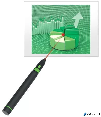 Prezentációs lézermutató, vezeték nélküli, LEITZ "Complete Pro 2 Presenter", fekete